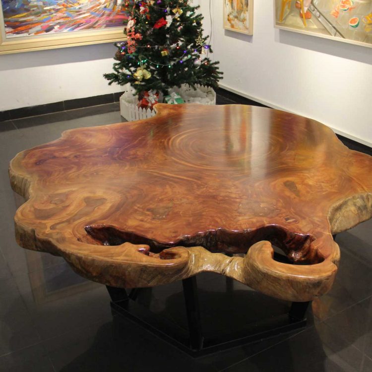 2-m Iron Wood Table