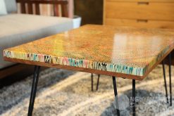 Abstract Colored-Pencil Coffee Table