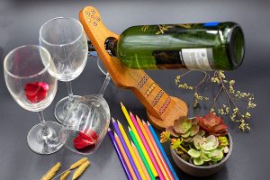 Art Wine Glass Holder Rustic and Unique 1
