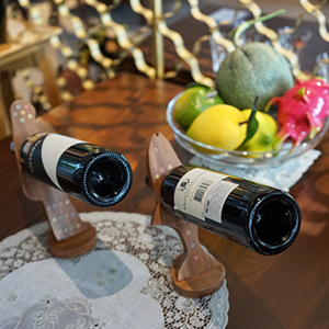 Art Wine Glass Holder - Rustic & Unique Wine Cup Holder