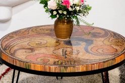 Elysium Colored-Pencil Coffee Table Henry Le Designed