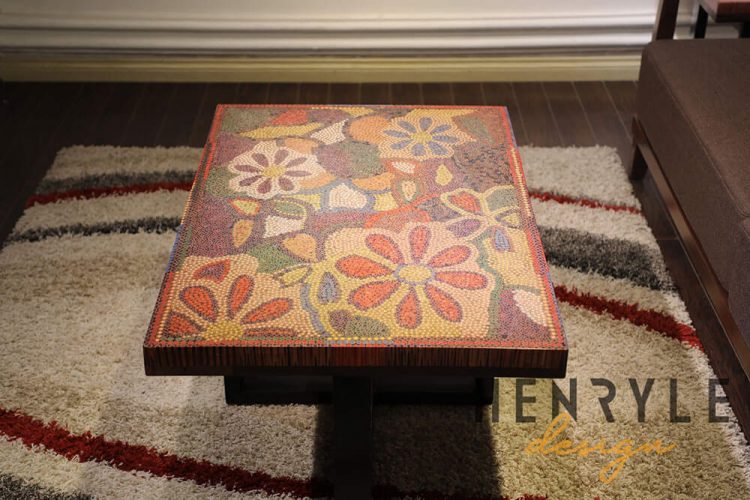 Floral Life Colored Pencil-Coffee Table 3