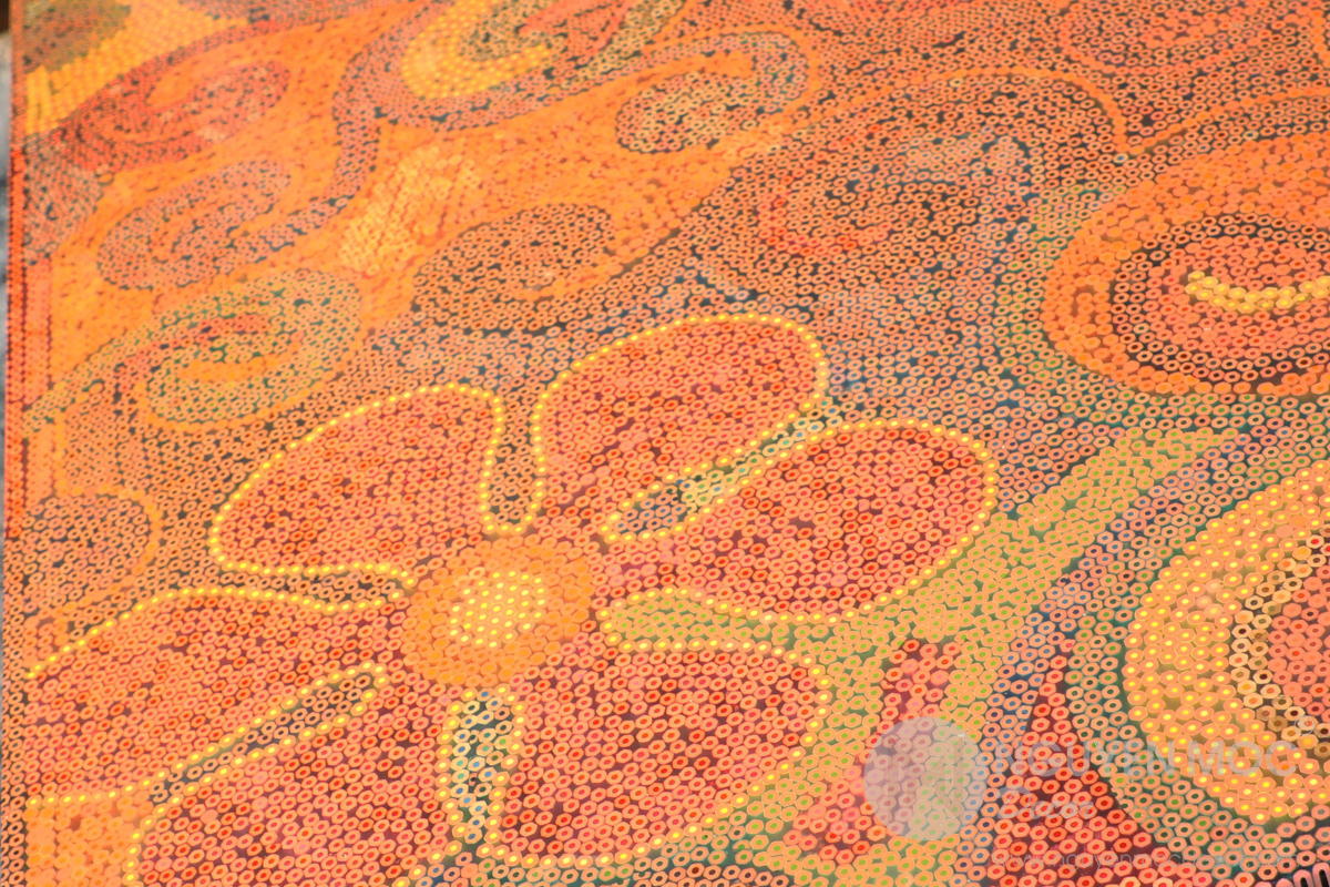 Garden of Eden Colored-Pencil Coffee Table