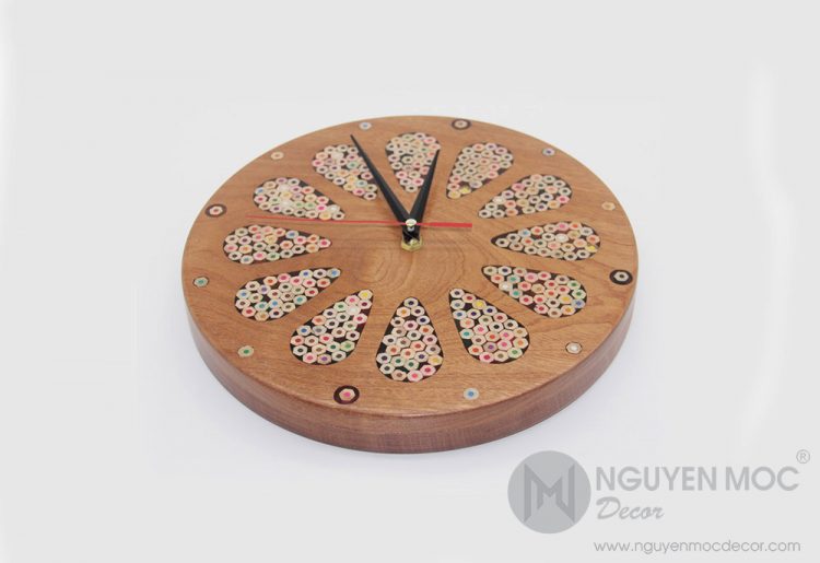 Home Accents Wood Wall Clock