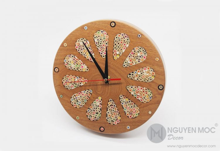 Home Accents Wood Wall Clock