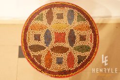 Lucky Coins Colored Pencil Coffee Table V 1