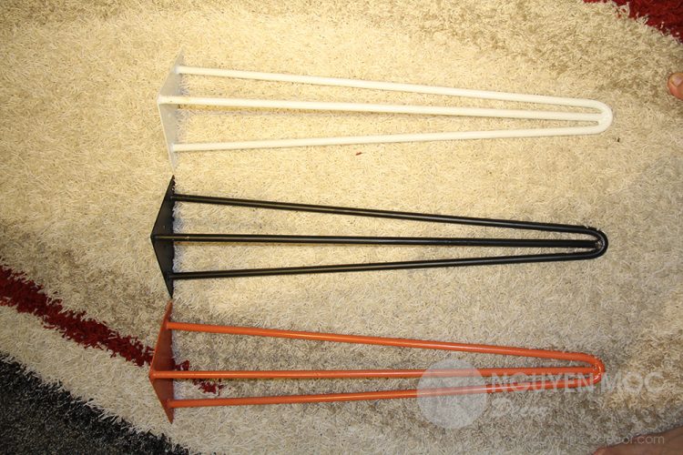 Metal Hairpin Coffee Table Leg 70 Cm 3 Rods