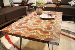 Mountain Woodland Colored-Pencil Coffee Table