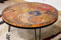 Original Elysium Colored-Pencil Coffee Table