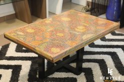 Rose Garden Colored-Pencil Coffee Table II 1