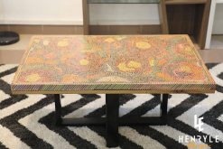 Rose Garden Colored-Pencil Coffee Table II 2