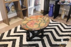 Single Curves Colored-Pencil Coffee Table 3