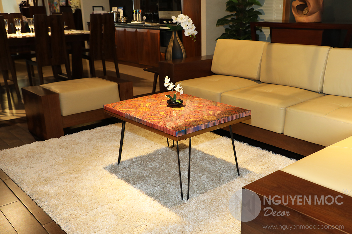 Spring Buds Colored Pencil Coffee Table