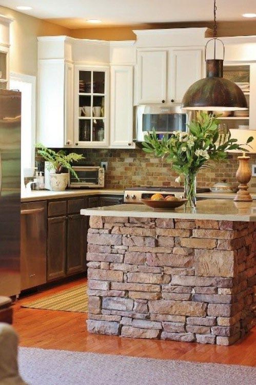 Stone Kitchen Island