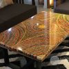 Sun Over the Rainbow Colored-Pencil Coffee Table