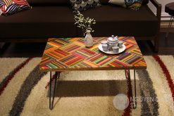 The Whimsy of Life Colored-Pencil Coffee Table