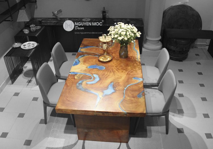 The Winding Rivers Dining Table