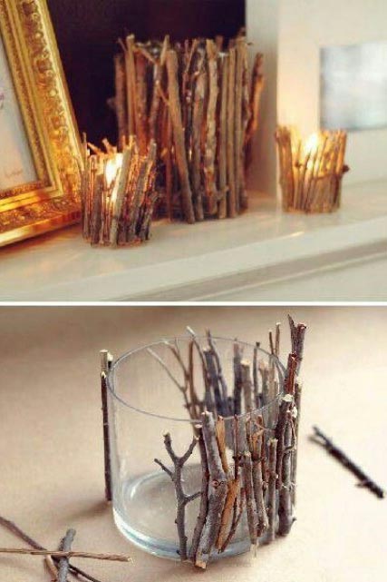 Twig Candle Holders