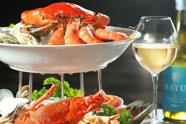 Wine doesn’t pair with Seafood 